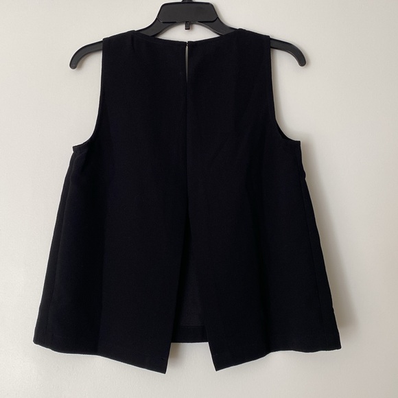 Madewell top in black size small split/open back EUC - Picture 5 of 7